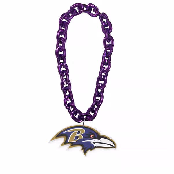 Baltimore Ravens Big Logo NFL Fan Chain view 1