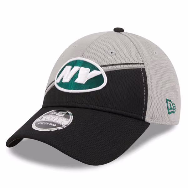 New York Jets Colorway 2023 NFL Sideline New Era Stretch-Snap 9FORTY Cap Gray product photo