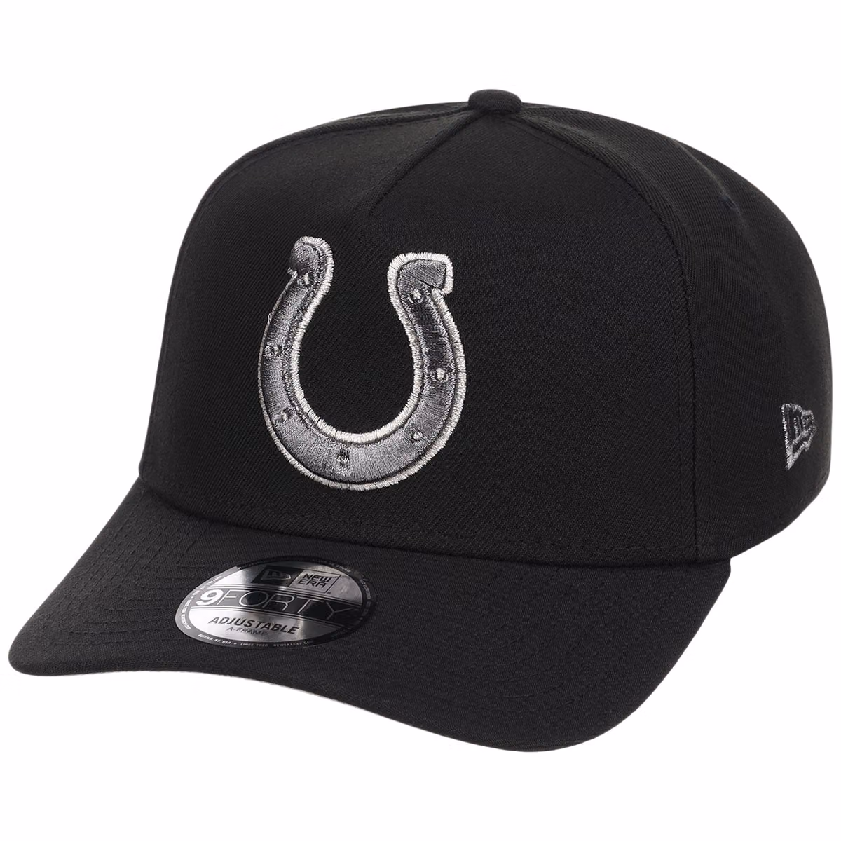 Indianapolis Colts NFL Liquid Titanium New Era 9FORTY detail view