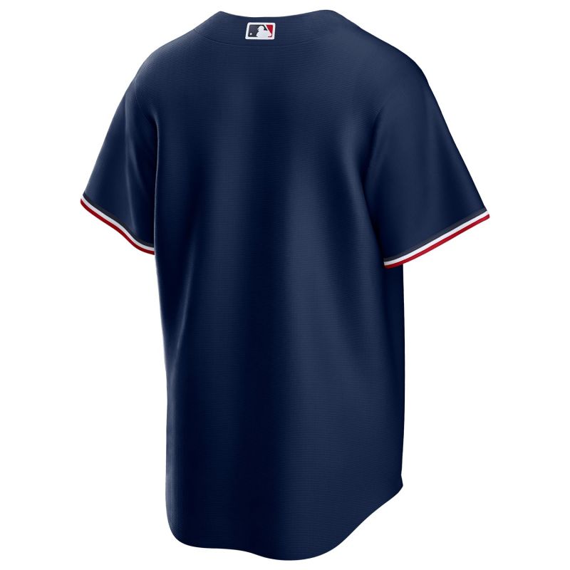 Minnesota Twins Nike MLB Alternate Road Jersey Navy view 2