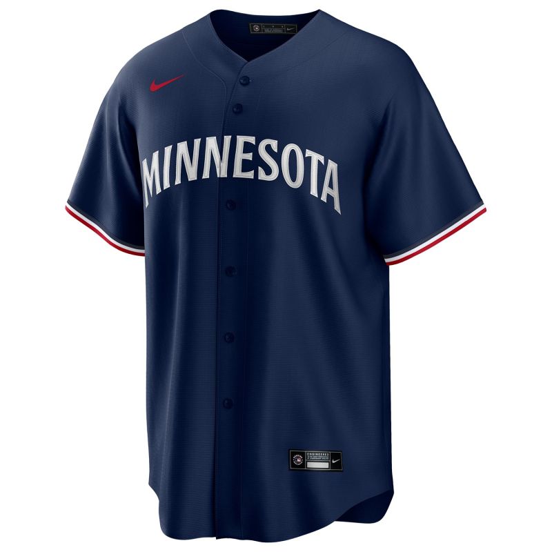 Minnesota Twins Nike MLB Alternate Road Jersey Navy view 1