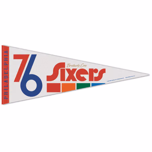 Philadelphia 76ers City Edition Premium NBA Pennant view 1