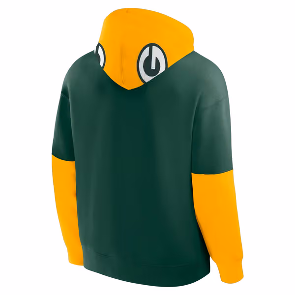 Green Bay Packers NFL Helmet Hoodie view 3