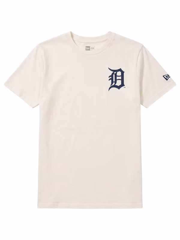 Detroit Tigers Ballpark Hot Dog Oversized MLB T-Shirt Cream view 2