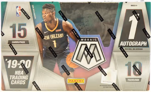 2019/20 Panini Mosaic Basketball Hobby Box NBA view 1