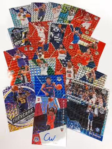 2019/20 Panini Mosaic Basketball Hobby Box NBA view 3