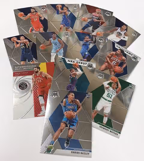 2019/20 Panini Mosaic Basketball Hobby Box NBA view 2