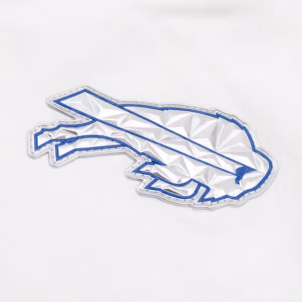 Buffalo Bills 2025 Rivalries Sideline Bomber Jacke White view 4
