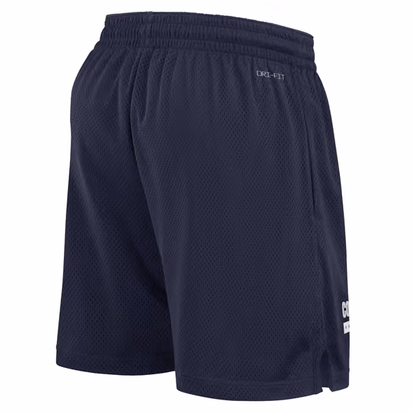 Dallas Cowboys 2024 NFL Sideline Mesh Nike Dri-FIT Shorts Navy view 2