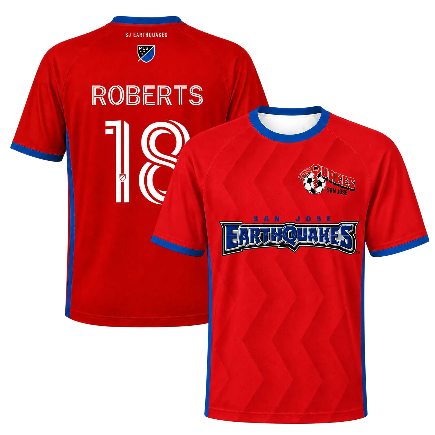 Reid Roberts SJ Earthquakes Red Jersey Fresh Fan Shirt