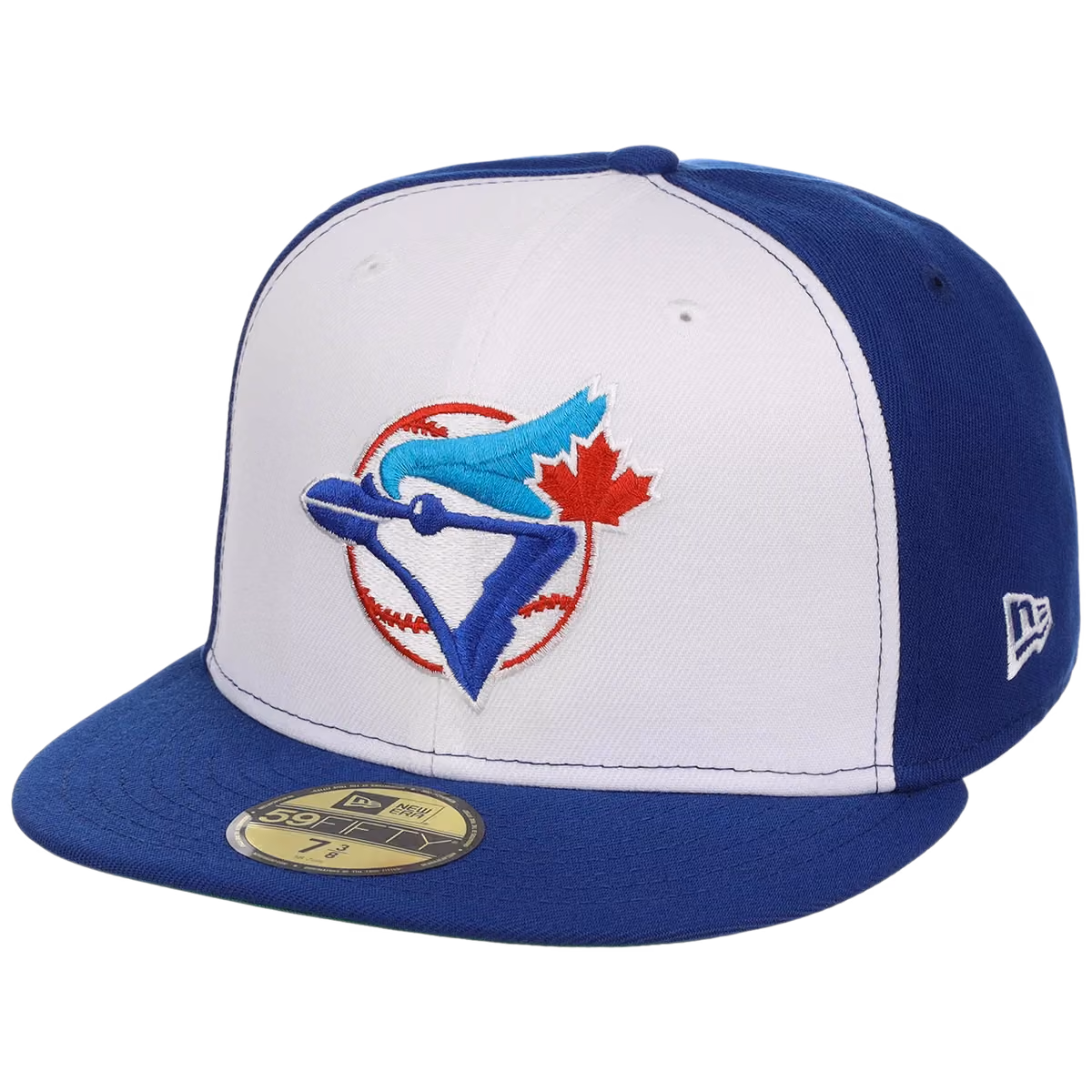 Toronto Blue Jays MLB Cooperstown Authentic Collection New Era 59FIFTY (White/Royal) detail view
