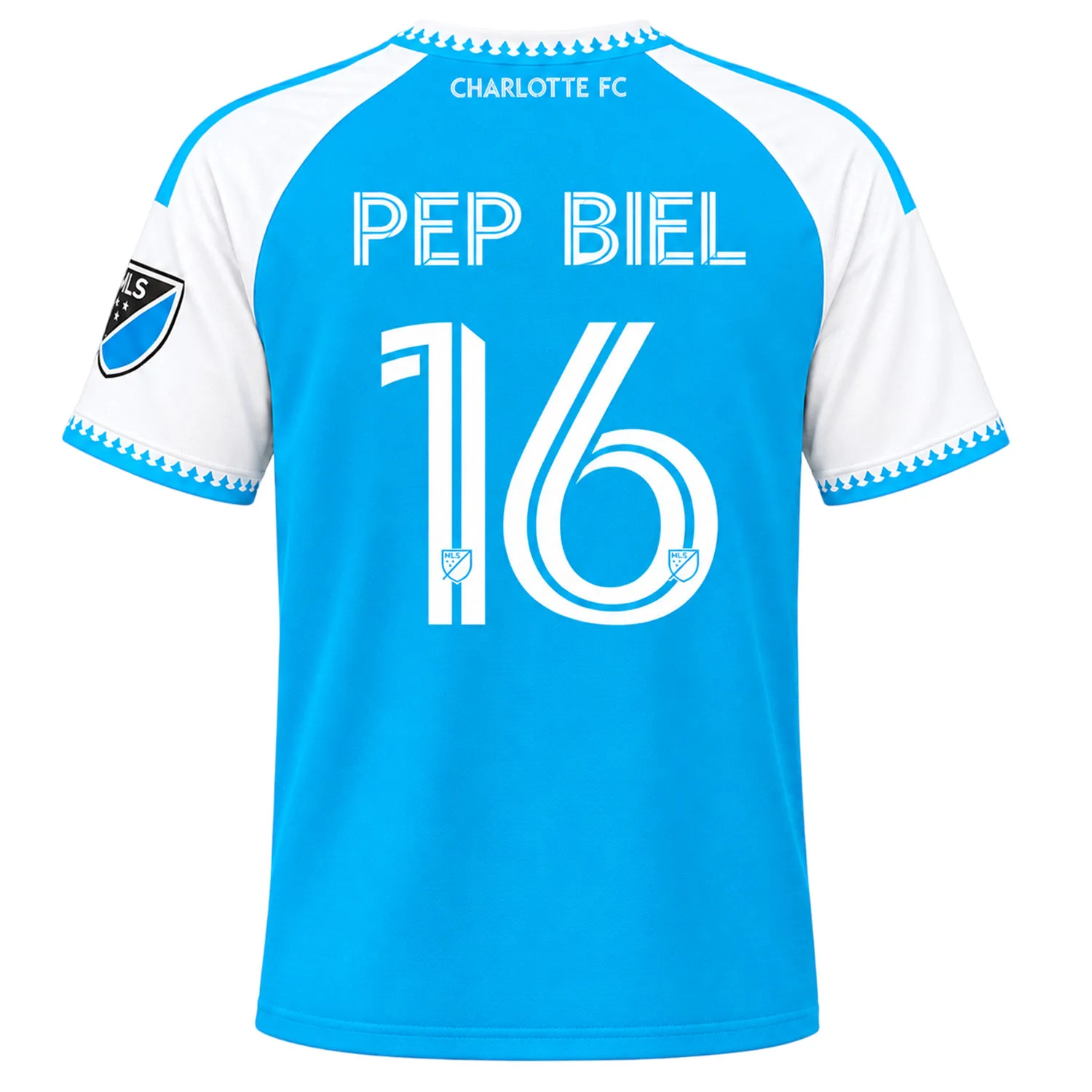 Pep Biel Blue Jersey Vibrant Custom Charlotte FC Player 2026