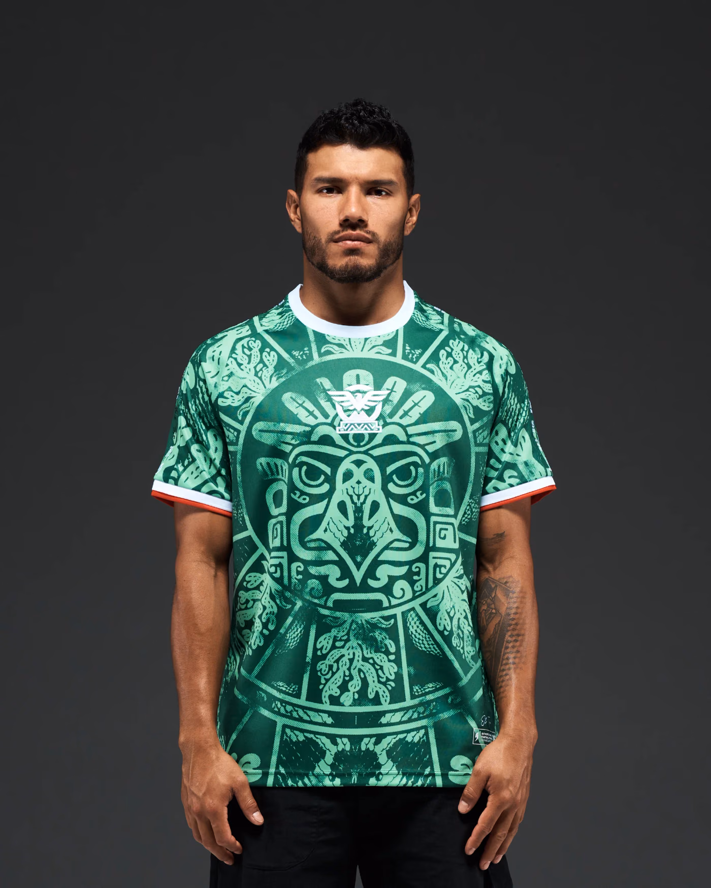 Jersevo Custom Personalized Mexico Heritage Jersey (2026WC Edition) - Pre-Order 4 (Mid September) front view