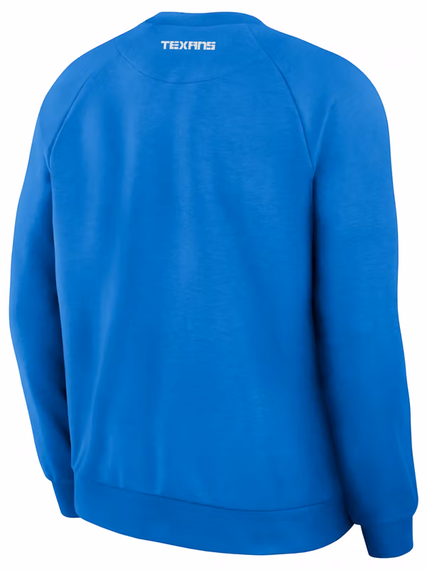 Houston Texans 2026 NFL Rivalries Dri-FIT Crewneck Pullover Blue view 3