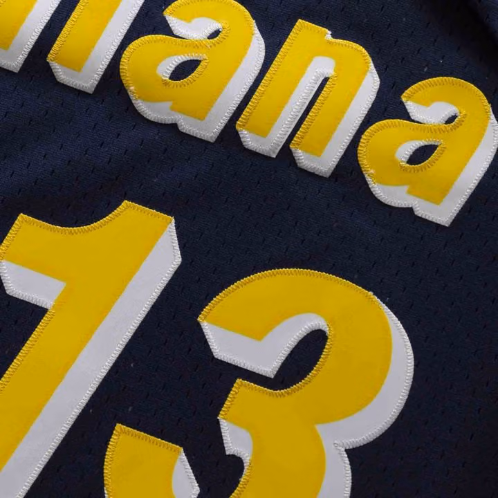 Mark Jackson #13 Indiana Pacers 1996-97 Swingman NBA Jersey Navy view 4