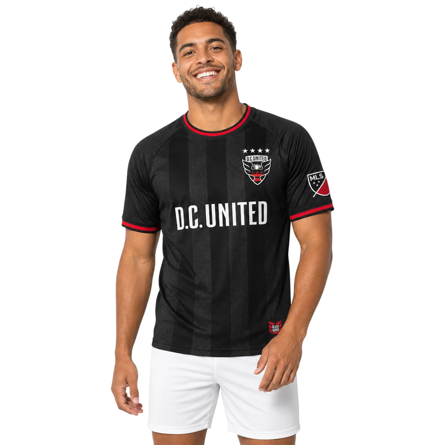 DC United MLS Black Jersey Custom – Elite Fan Edition