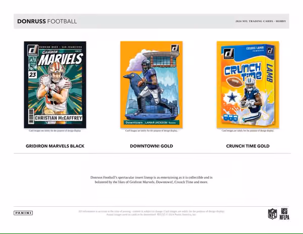 2024 Panini Donruss NFL Football Hobby Box view 4