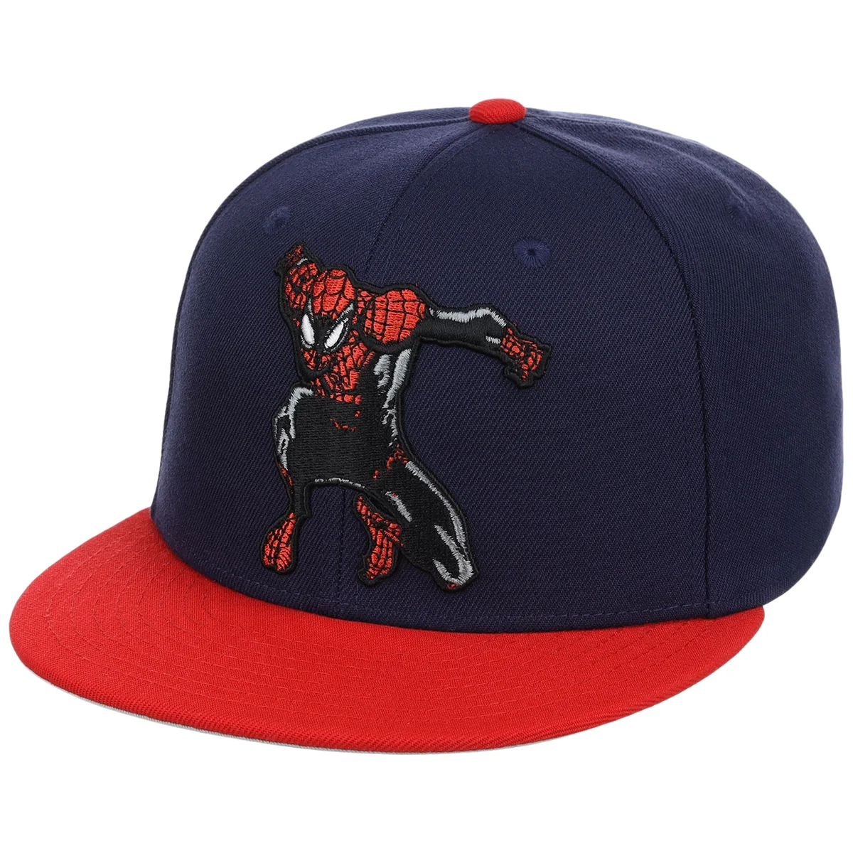 The Spider-Man Evolution Collection 1999 'Spider Island' (Navy/Red) detail view