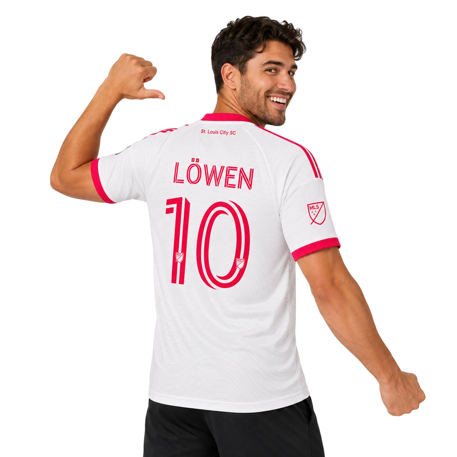 St Louis City Lowen Jersey Stunning White Design