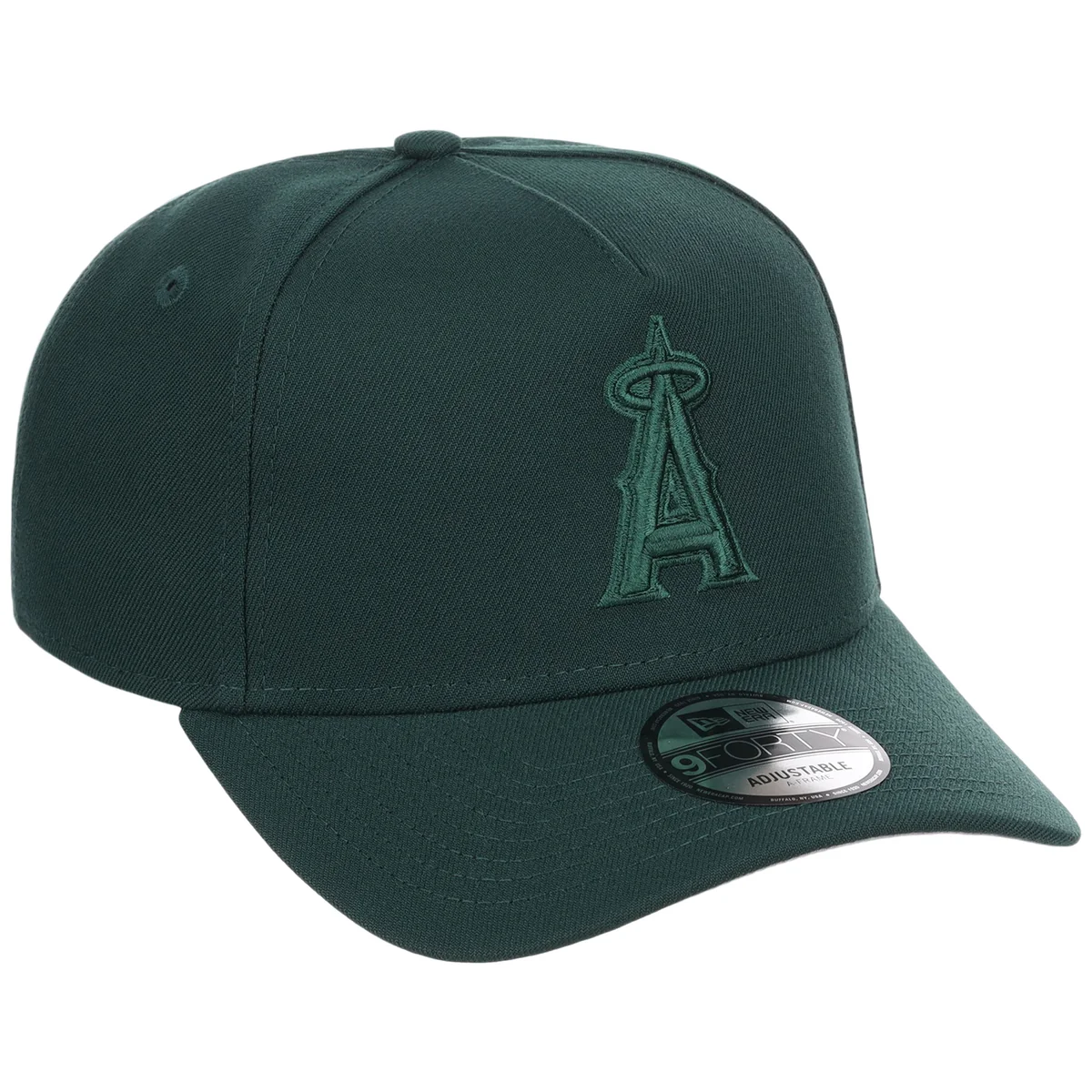 Anaheim Angels MLB Dark Green FASHION CORE New Era 9FORTY A-Frame front view