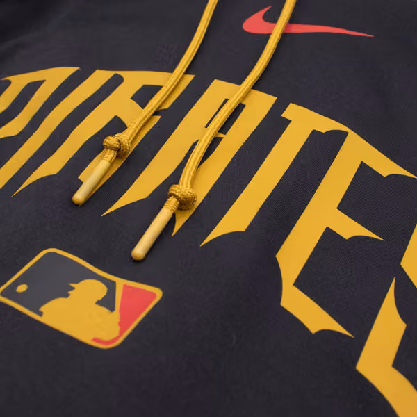 Pittsburgh Pirates City Connect 2026 MLB Authentic Therma Hoodie Black view 4