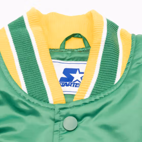 Minnesota North Stars Starter Vintage Diveplay NHL Varsity Jacket view 6