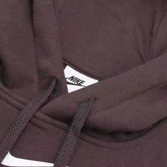 San Diego Padres Alternate Logo Nike Club Fleece MLB Hoodie Brown view 4