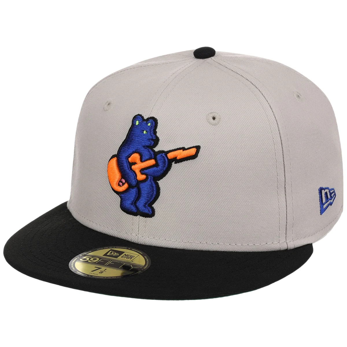 Chicago Cubs MLB Main Stage Stone Neon New Era 59FIFTY detail view