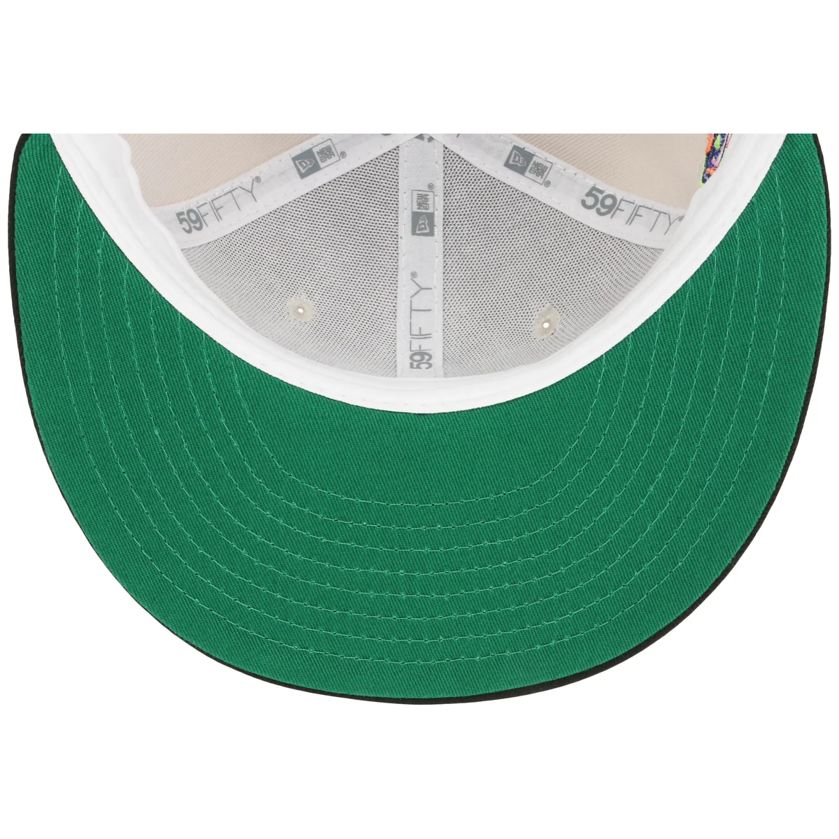 Chicago Cubs MLB Main Stage Stone Neon New Era 59FIFTY back view