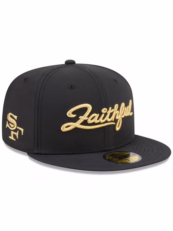 San Francisco 49ers 2026 NFL Rivalries Sideline 59FIFTY Fitted Cap Black product photo