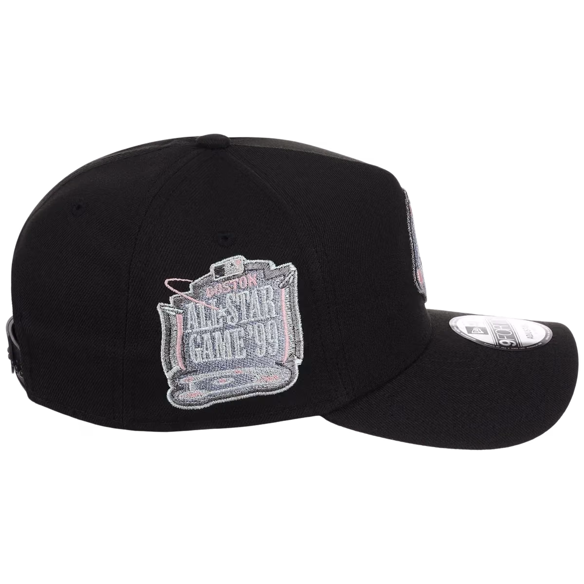 Boston Red Sox MLB Pewter Skies New Era 9FORTY A-Frame detail view