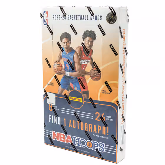2023/24 Panini NBA Hoops Basketball Hobby Box view 1