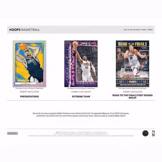 2023/24 Panini NBA Hoops Basketball Hobby Box view 4