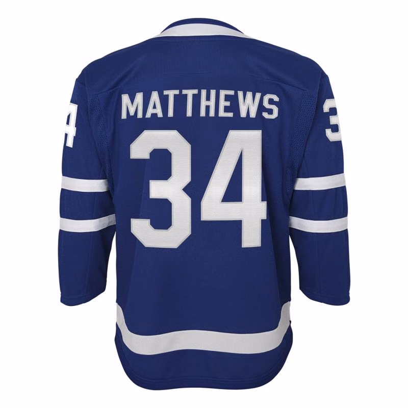Auston Matthews #34 Toronto Maple Leafs Premier NHL Jersey Blue (YOUTH) view 3