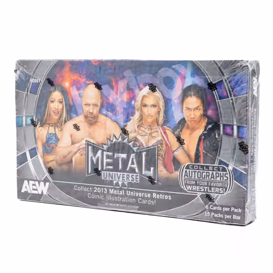 2025 Upper Deck AEW Skybox Metal Universe All Elite Wrestling Hobby Box view 1