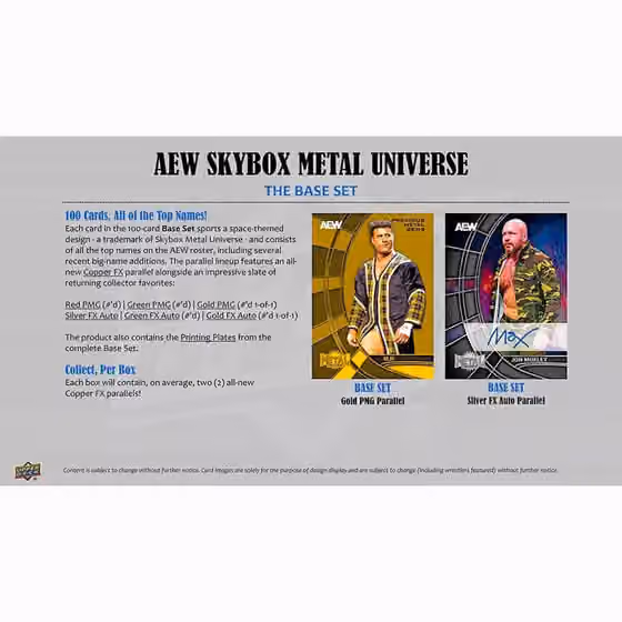2025 Upper Deck AEW Skybox Metal Universe All Elite Wrestling Hobby Box view 2