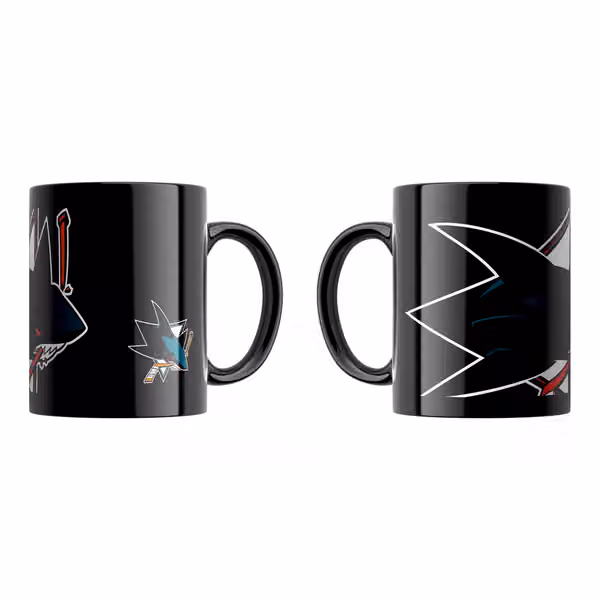 San Jose Sharks Oversized Logo NHL Mug (330 ml) view 1
