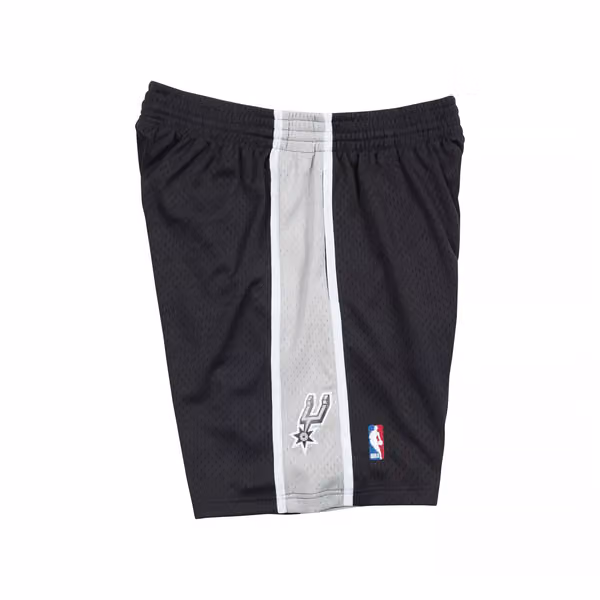 San Antonio Spurs 1998-99 Mitchell & Ness Swingman NBA Shorts Black view 3