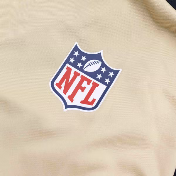New Orleans Saints 2024 NFL Sideline Pre-Game Nike Lightweight Player Jacket Black view 5