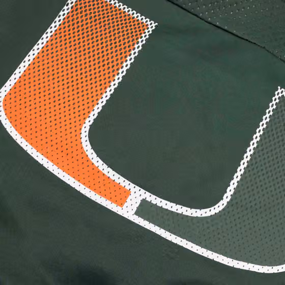 Miami Hurricanes Defender NCAA Hoodie Green view 4