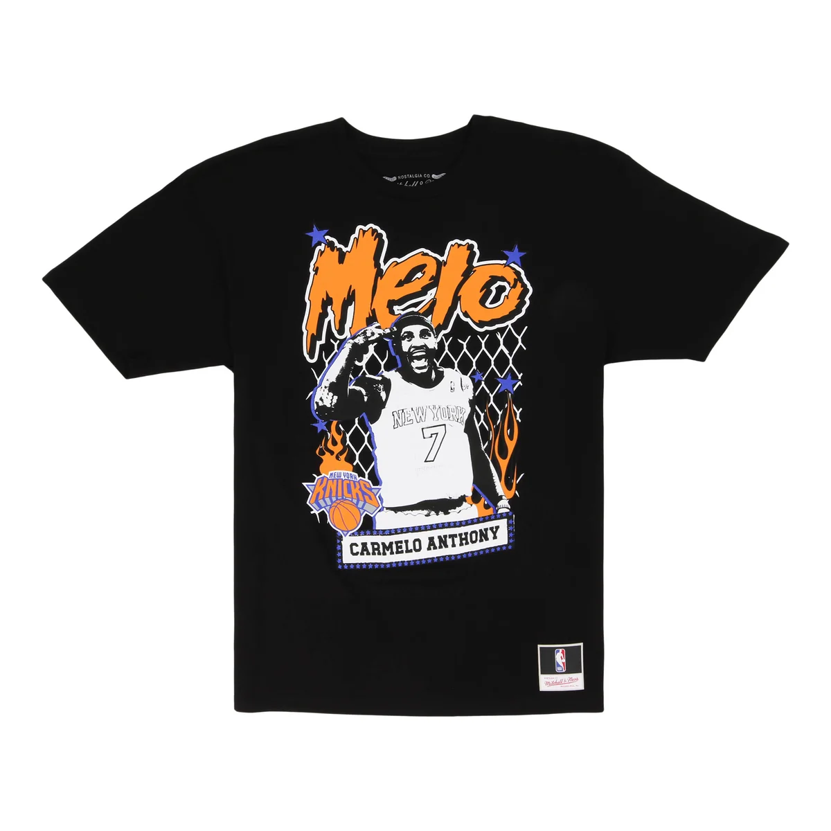 NBA Mitchell & Ness NBA Street Player Tee - New York Knicks front view
