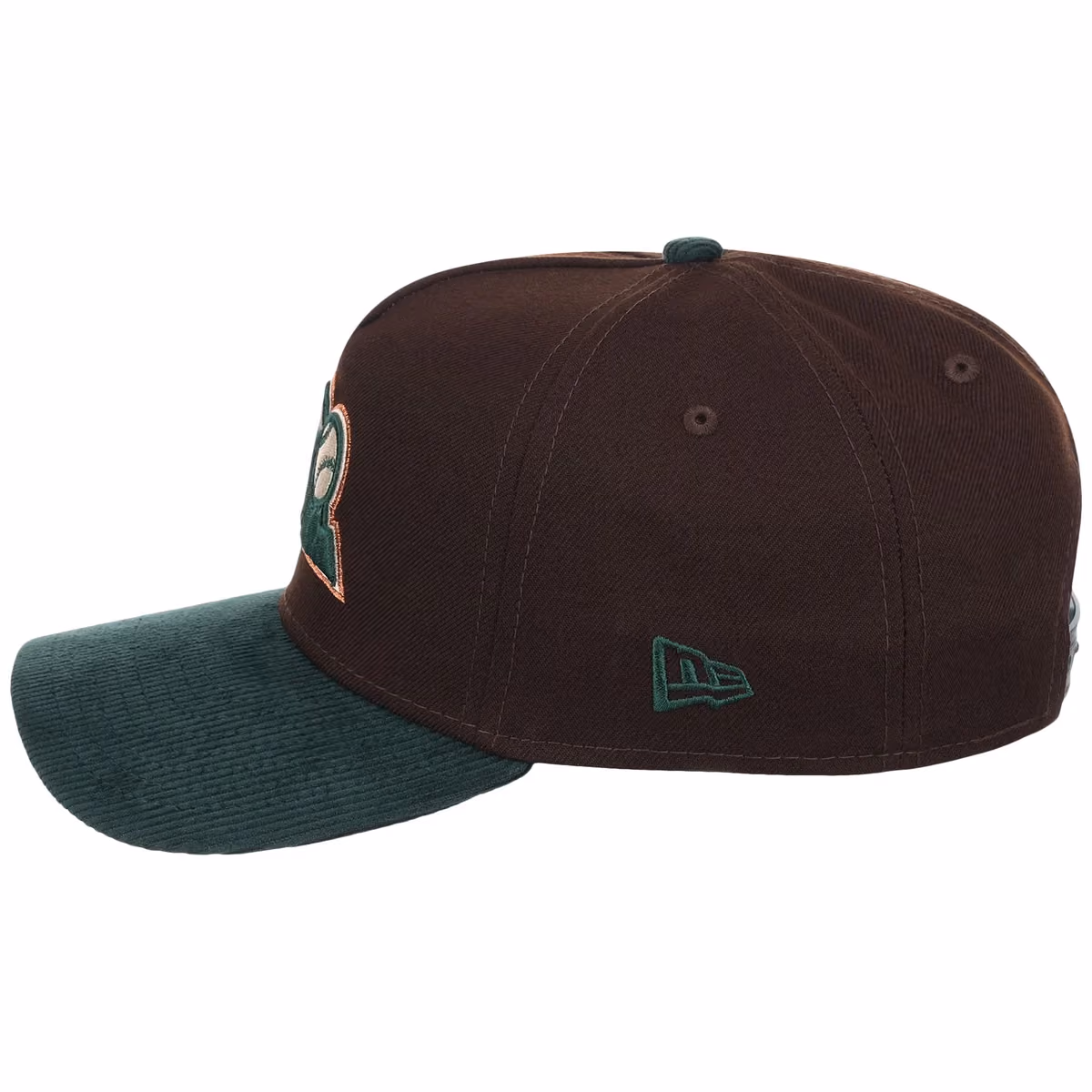 Colorado Rockies MLB Forest Ember New Era 9FORTY A-Frame detail view