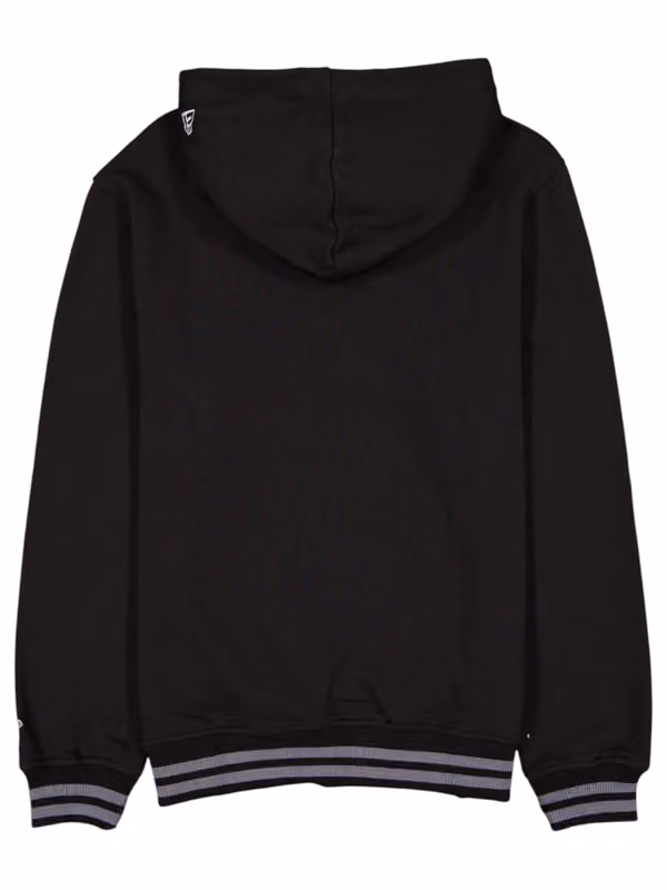 Las Vegas Raiders Felt Logo Throwback NFL Hoodie Black view 2