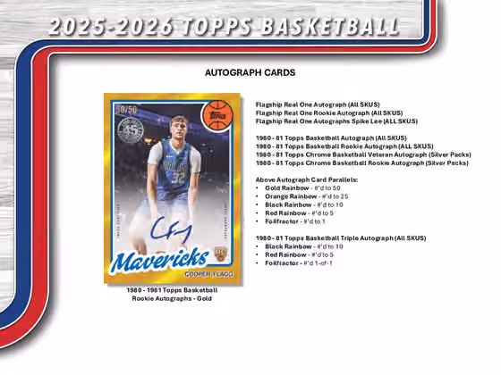 2025/26 Topps NBA Basketball Hobby Box view 5