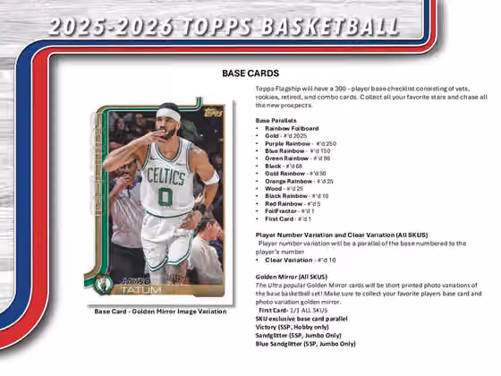 2025/26 Topps NBA Basketball Hobby Box view 2