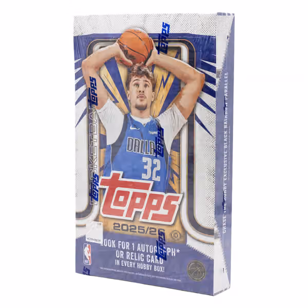 2025/26 Topps NBA Basketball Hobby Box view 1