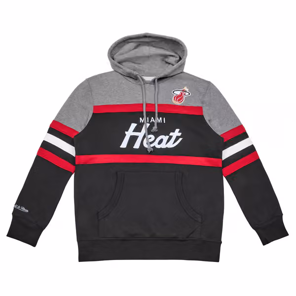 Miami Heat Head Coach Mitchell & Ness NBA Hardwood Classics Hoodie view 1