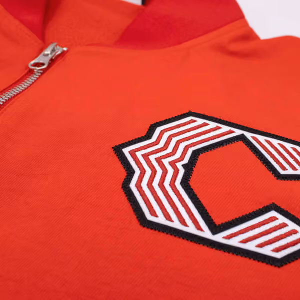 Cincinnati Reds City Connect 2026 MLB Authentic Dugout Bomber Jacket Red view 4