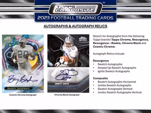 2023 Topps Composite Football Hobby Box view 6