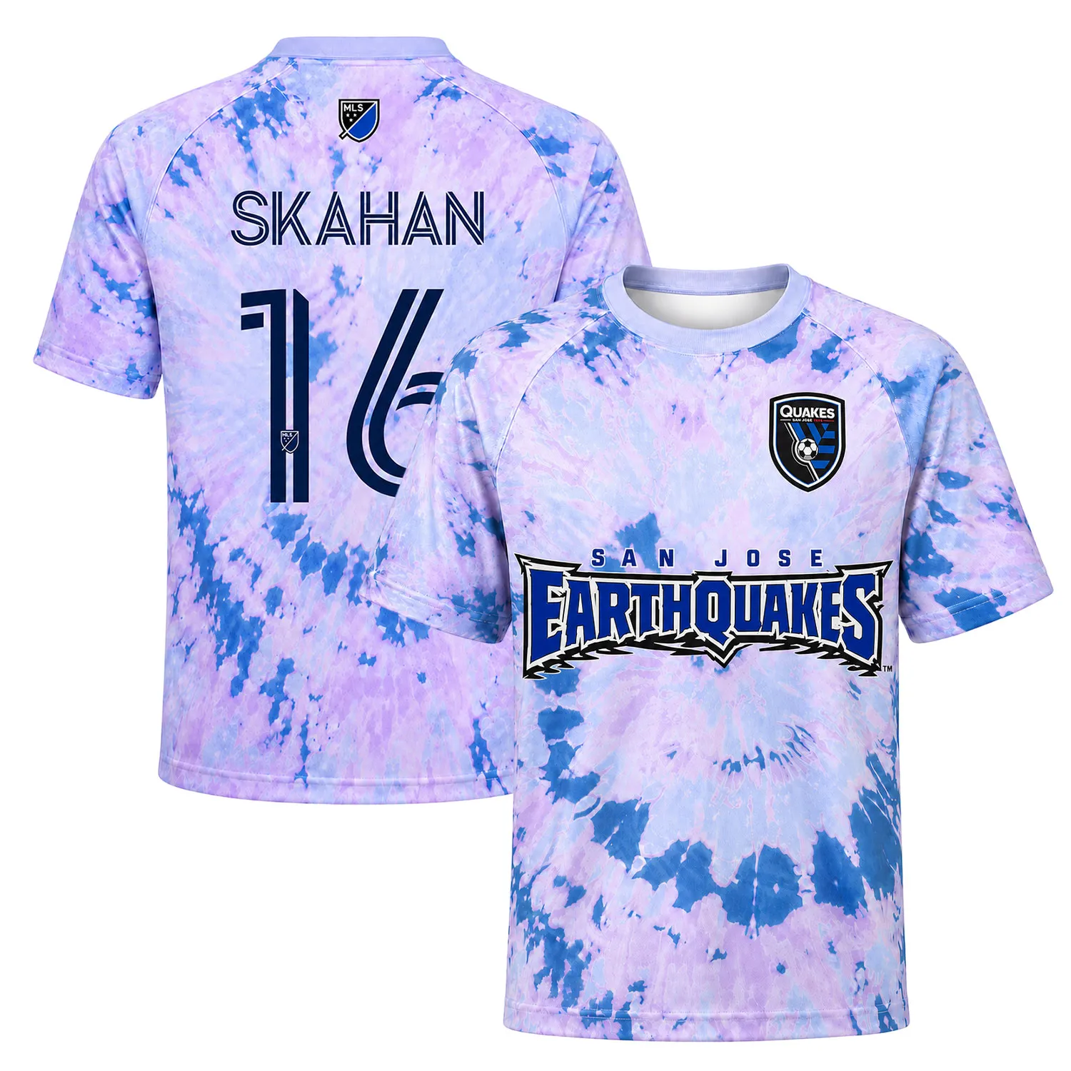 Jack Skahan San Jose Earthquakes Jersey Sleek Purple Swirl